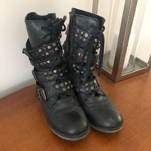 Studded Steven Madden Combat Boots
